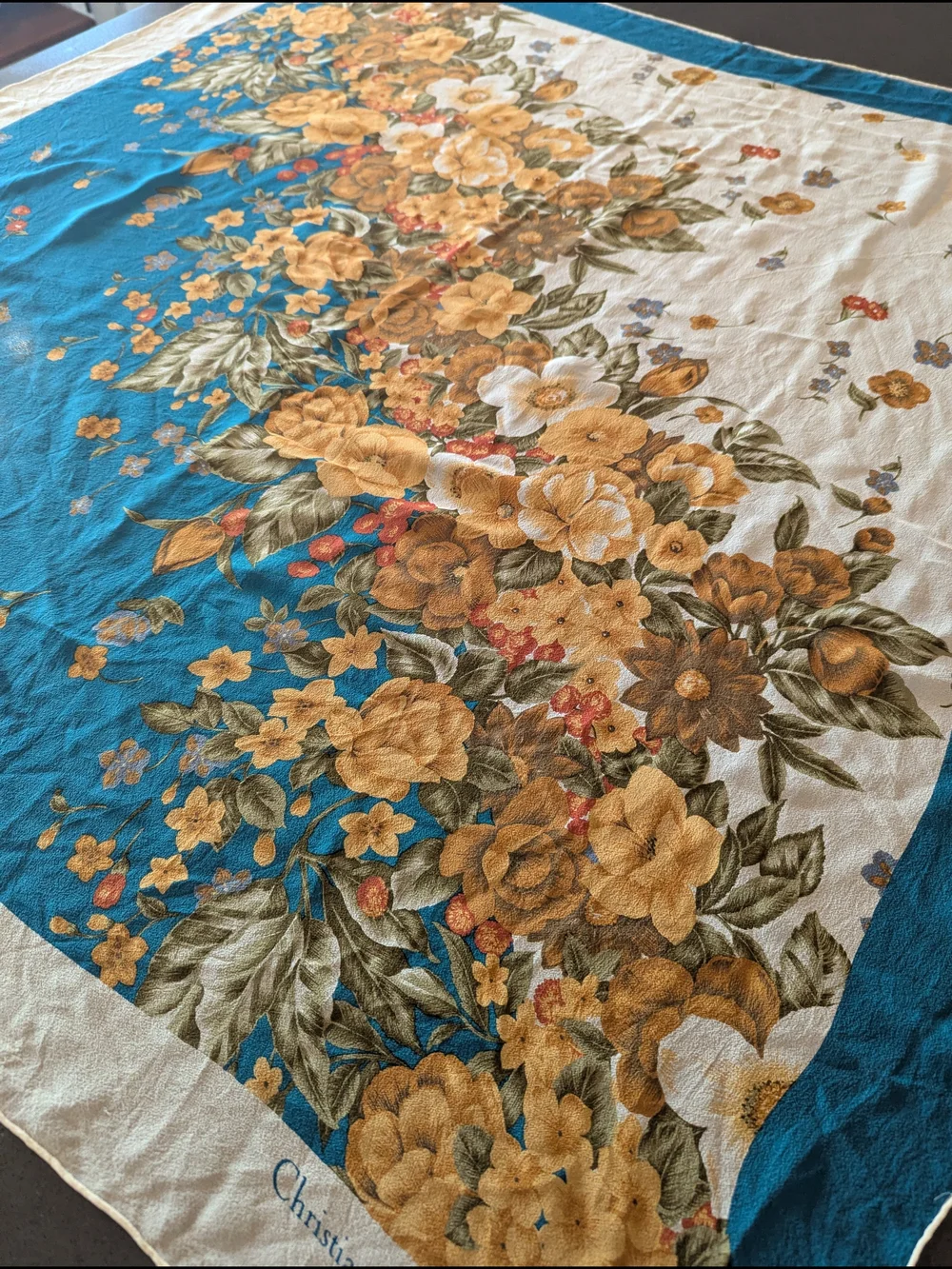 Dior Silk Scarf Vintage